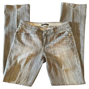 Ellie Tahari Gray Washed Boot Cut Jeans Size XS.